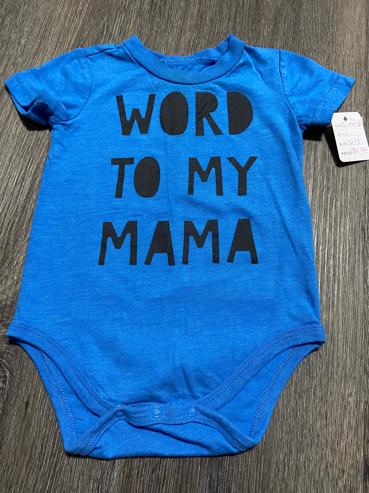 12 M “Okie Dokie” Onesie