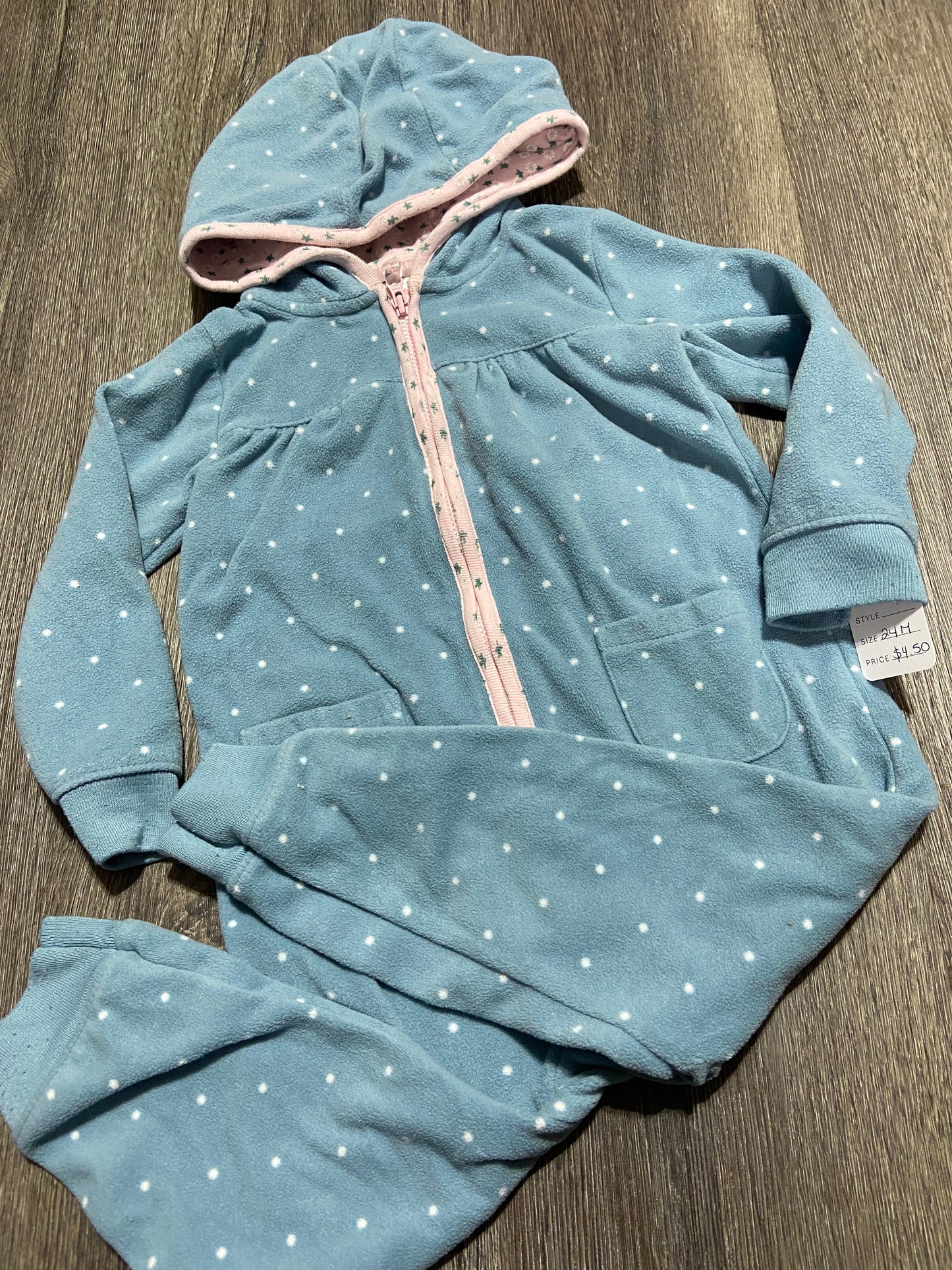 24 M “Carter’s” Fleece Romper