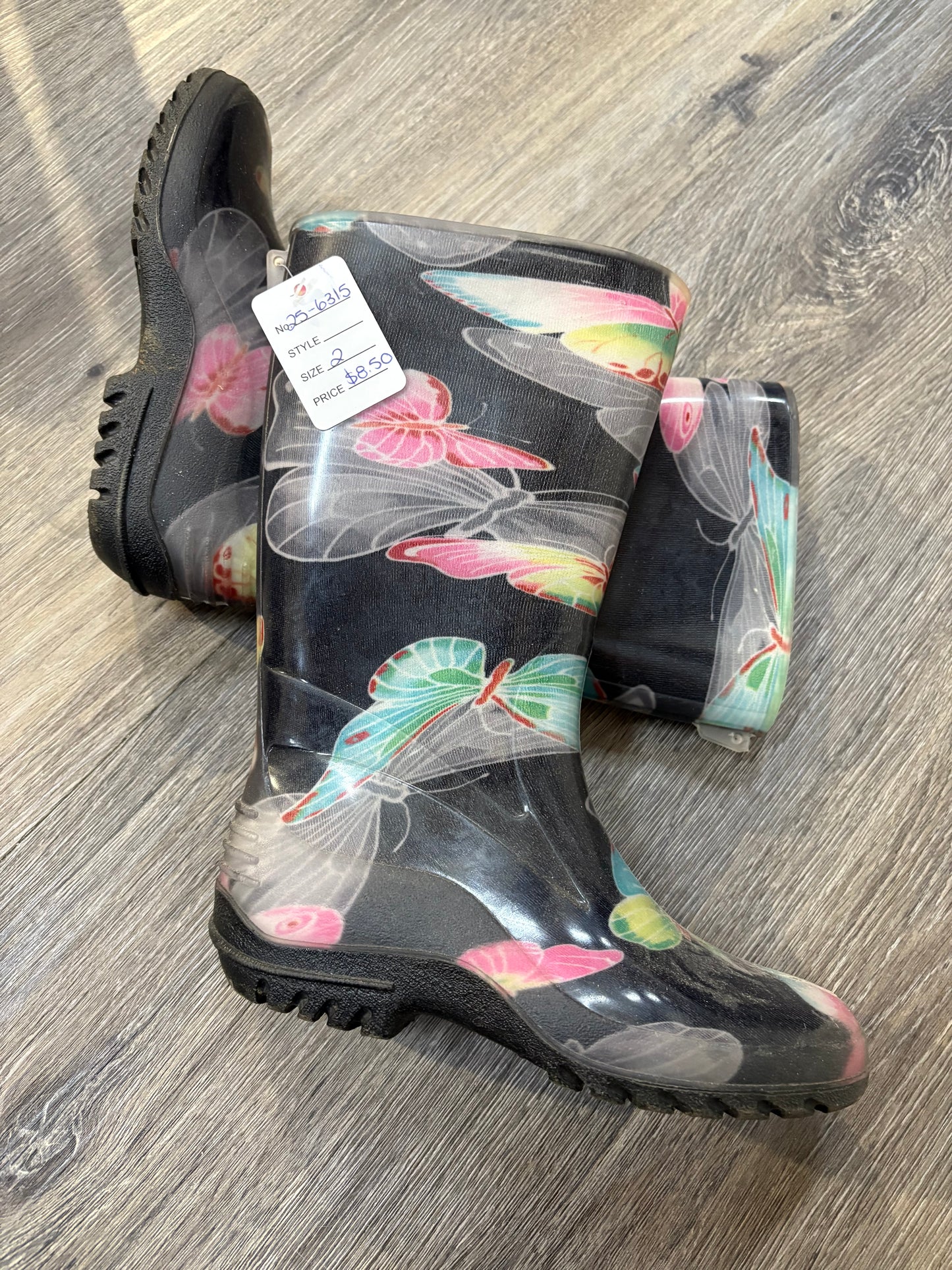 Size 2 Rain Boots