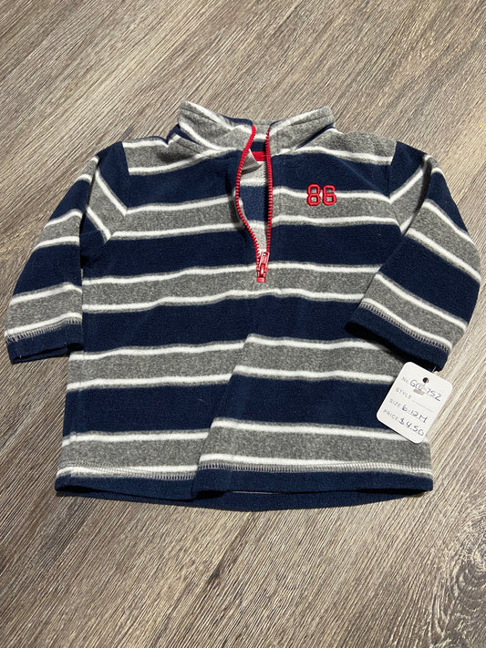 6-12 M “George” Fleece Top *LIKE NEW*