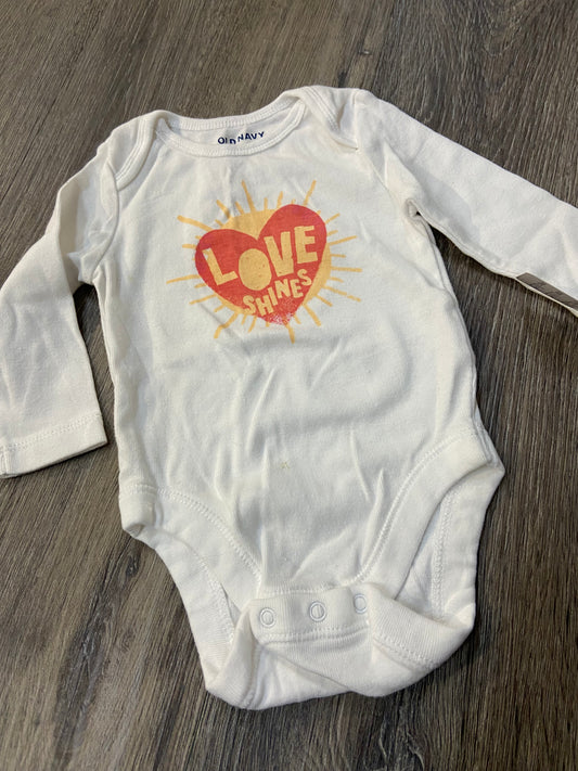3-6 M “Old Navy” Onesie