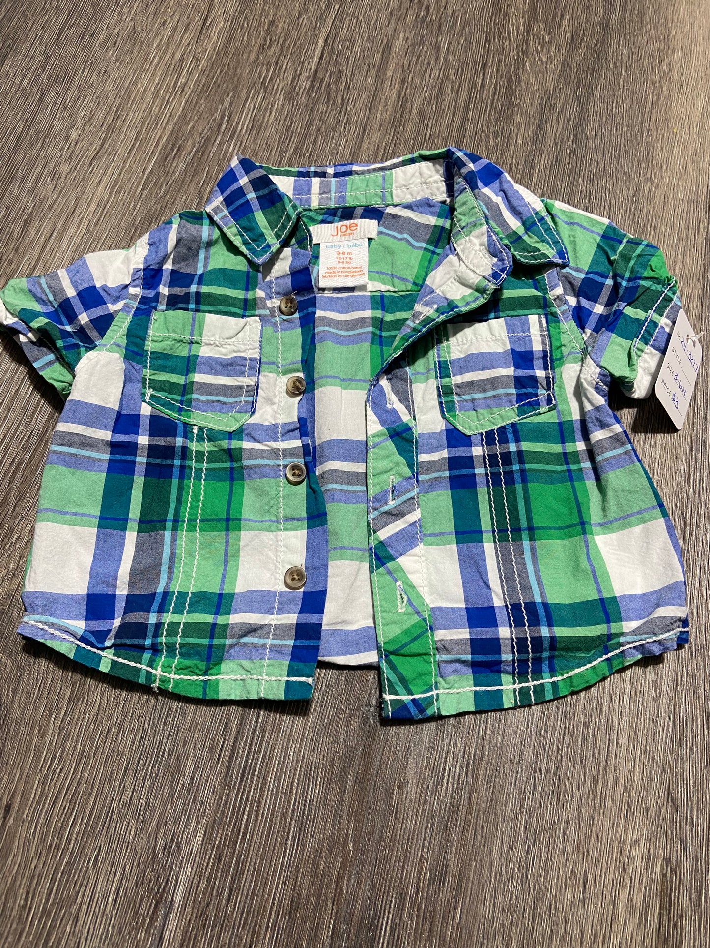 3-6 M “Joe Fresh” Shirt