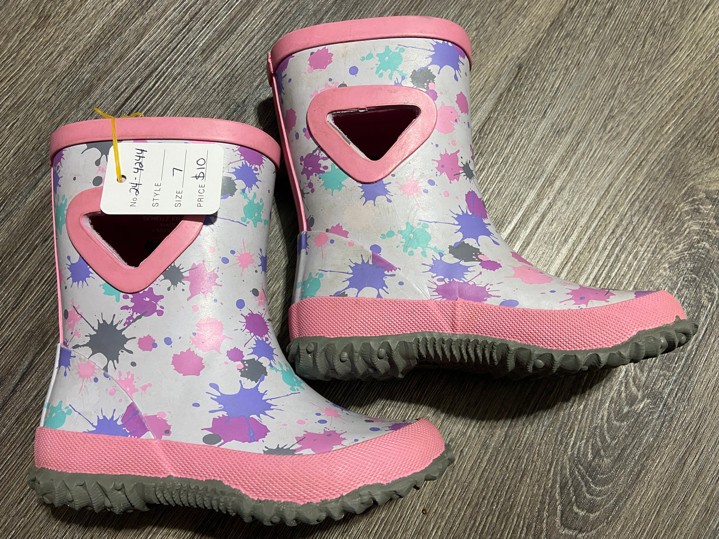 Size 7 “elements” Rubber Boots