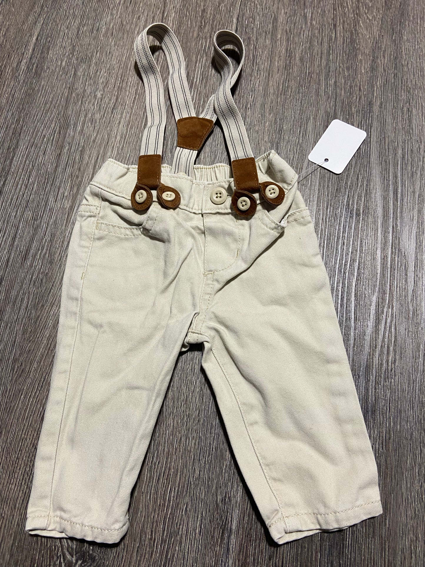 0-3 M “Baby B’Gosh” Pants with Suspenders