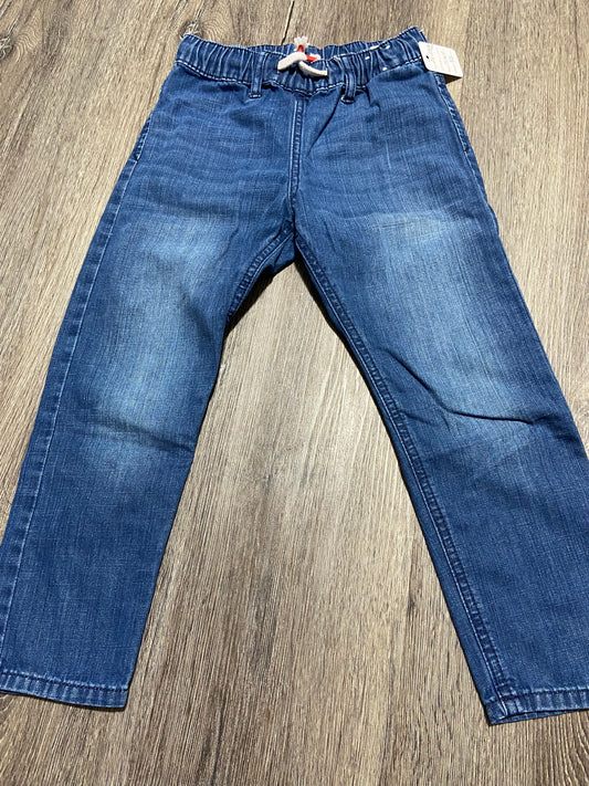 5-6 Y “&Denim” Elastic Waist Jeans