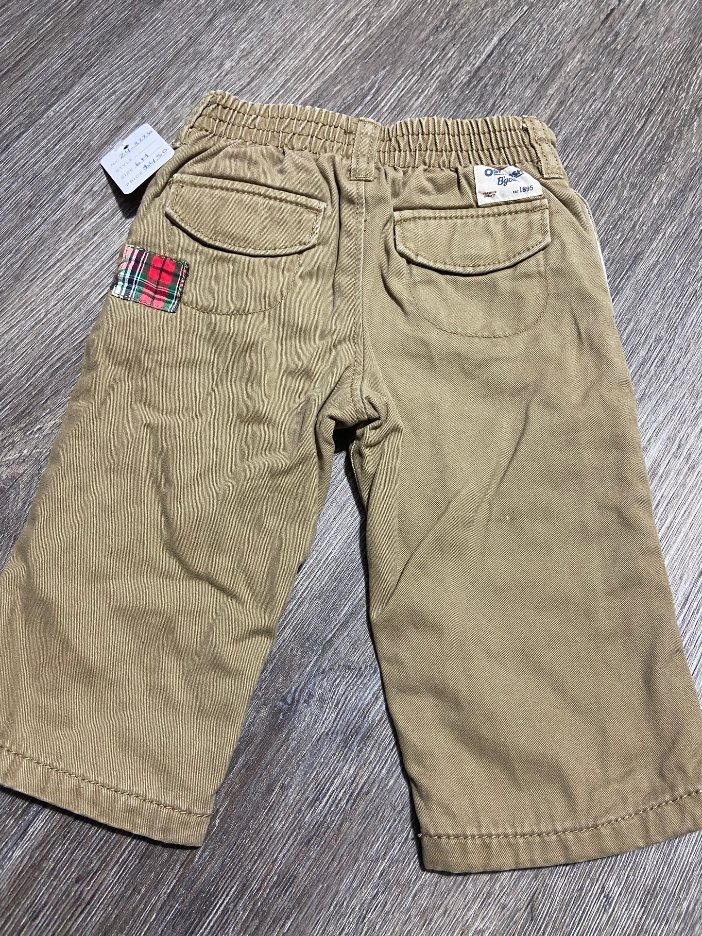 6 M “Osh Kosh” Pants with Lining