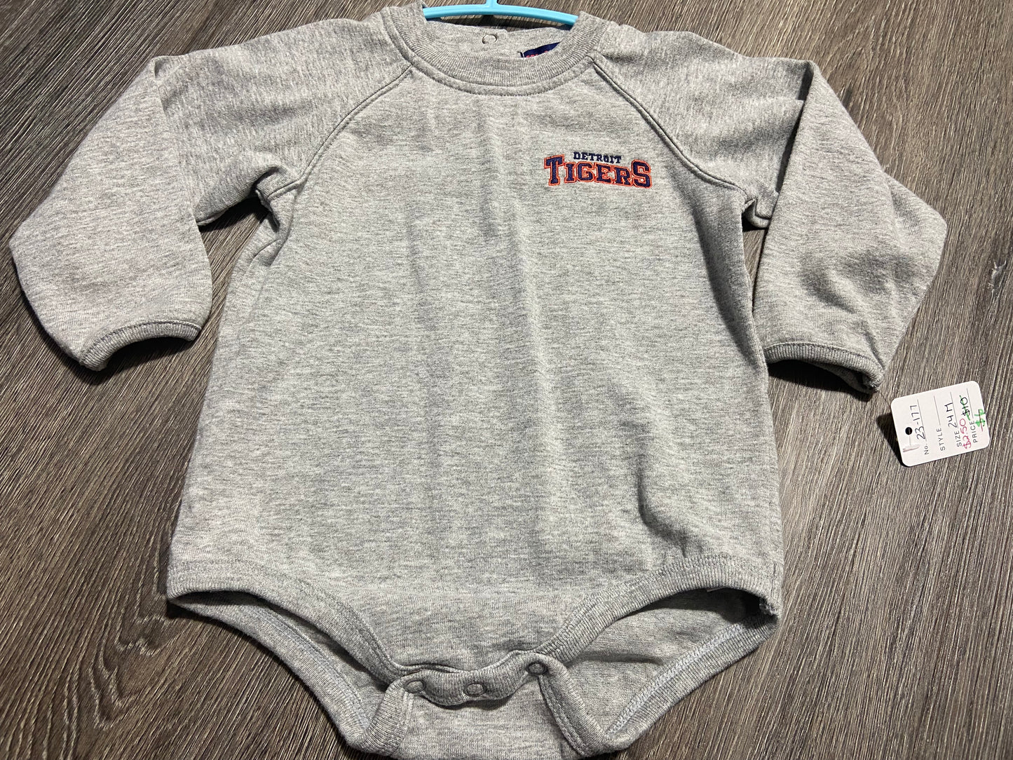 24 M “Mighty Mac Sports” Detroit Tigers Onesie