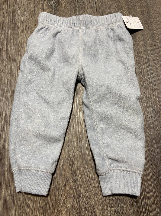 12 M “Carter’s” Fleece Pants (Light Blue)
