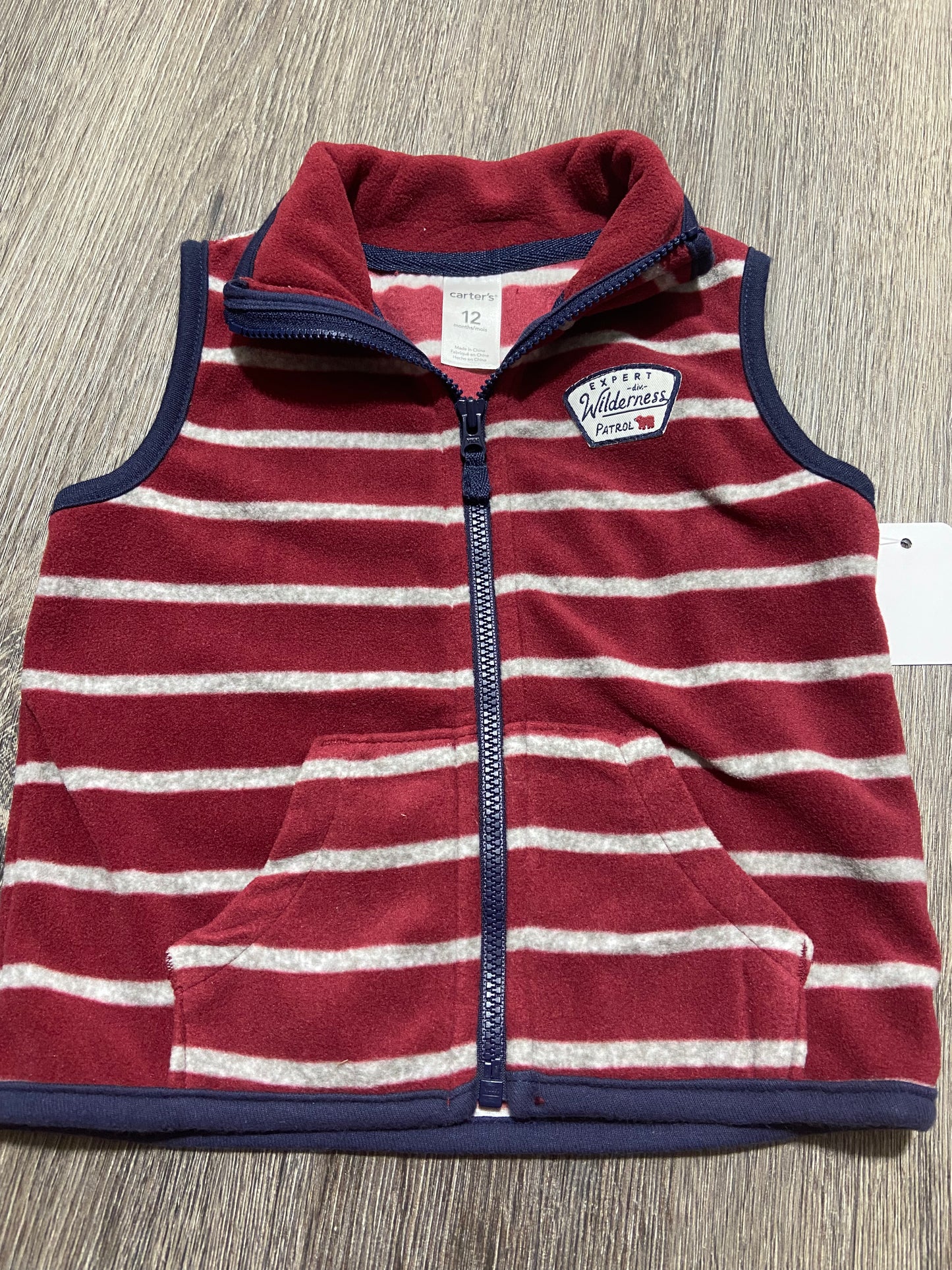 12 M “Carter’s” Fleece Vest *LIKE NEW*