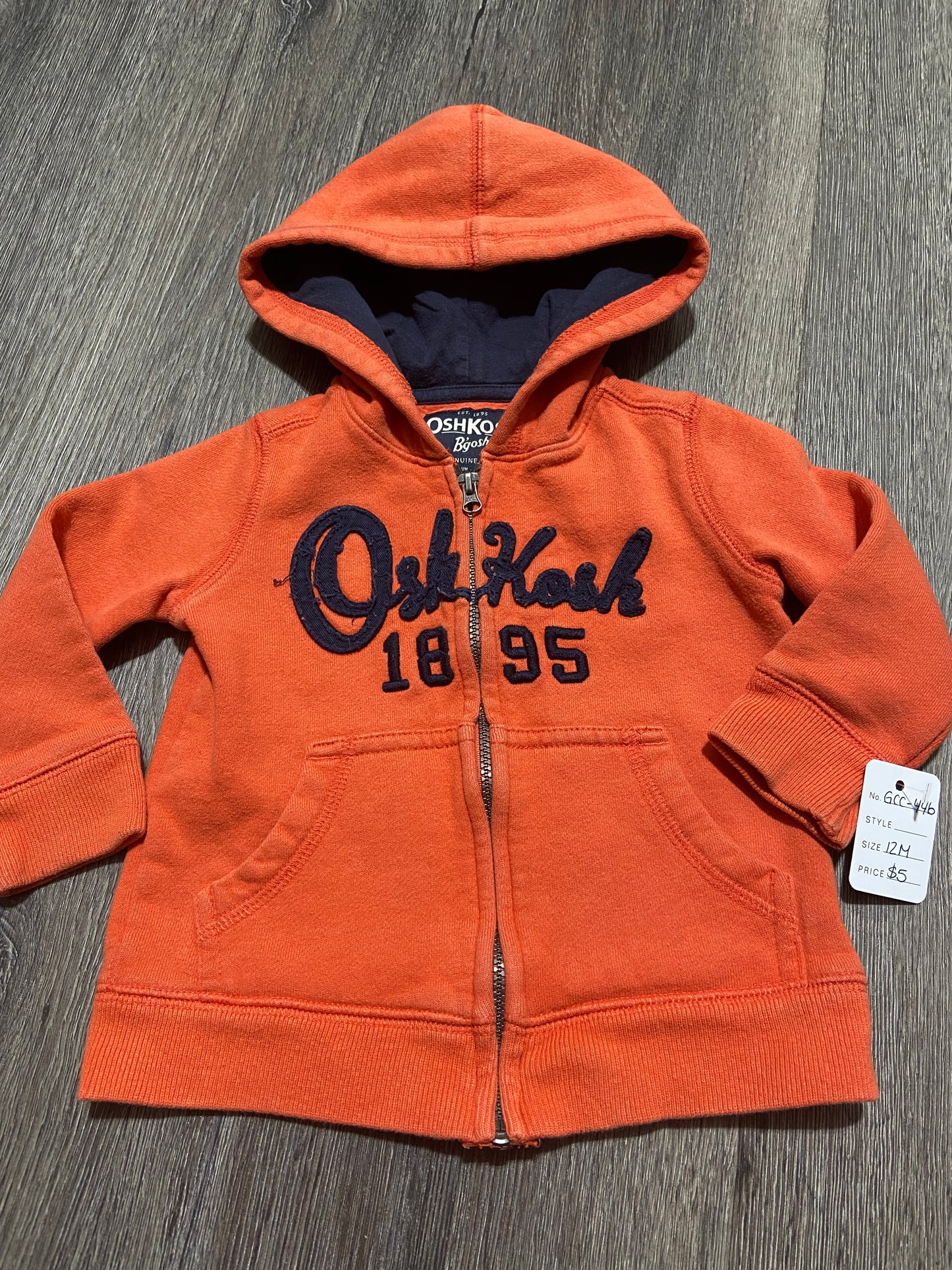 12 M “Osh Kosh” Hoodie