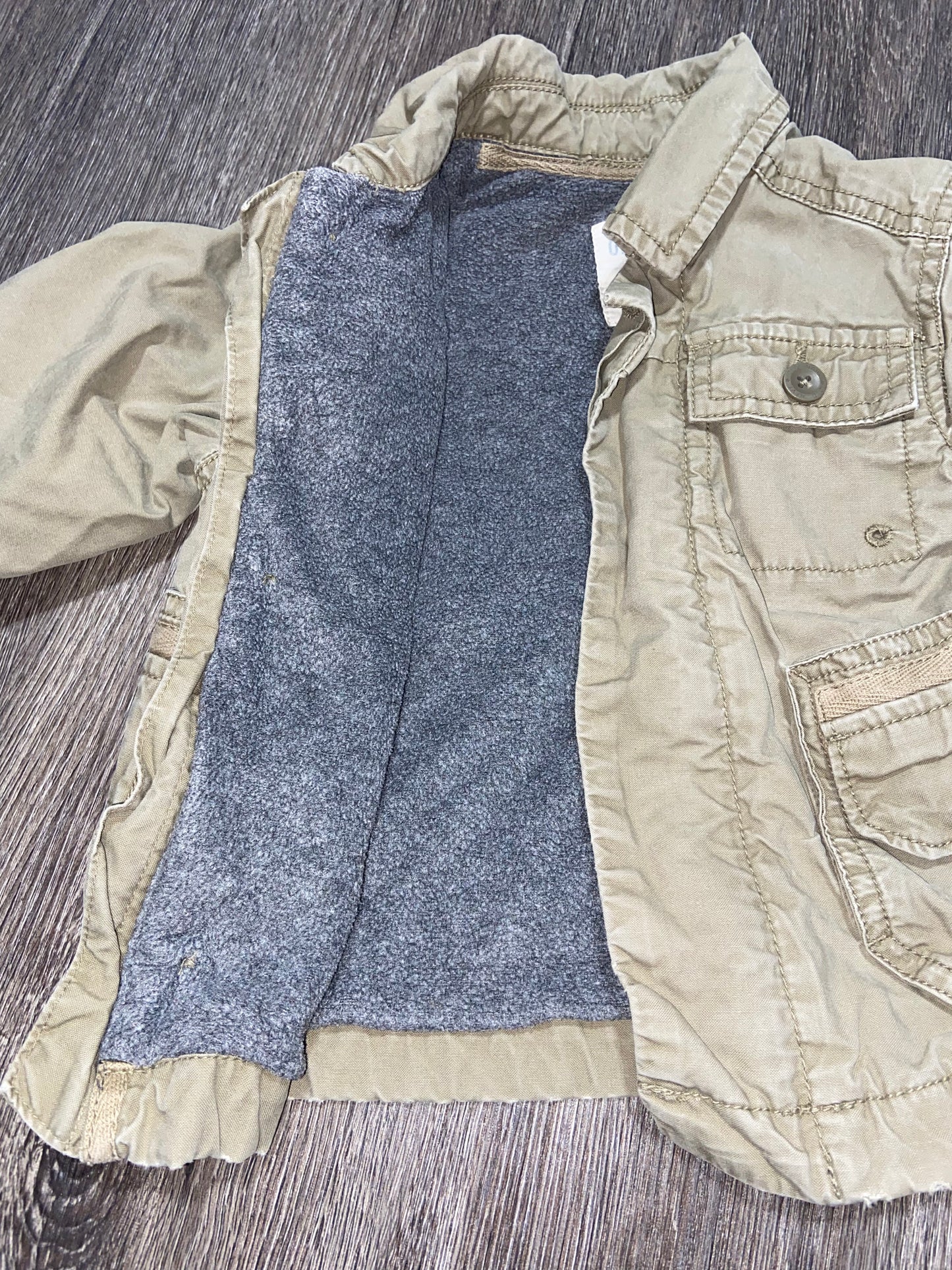 12-18 M “Old Navy” Fleece Lined Jacket