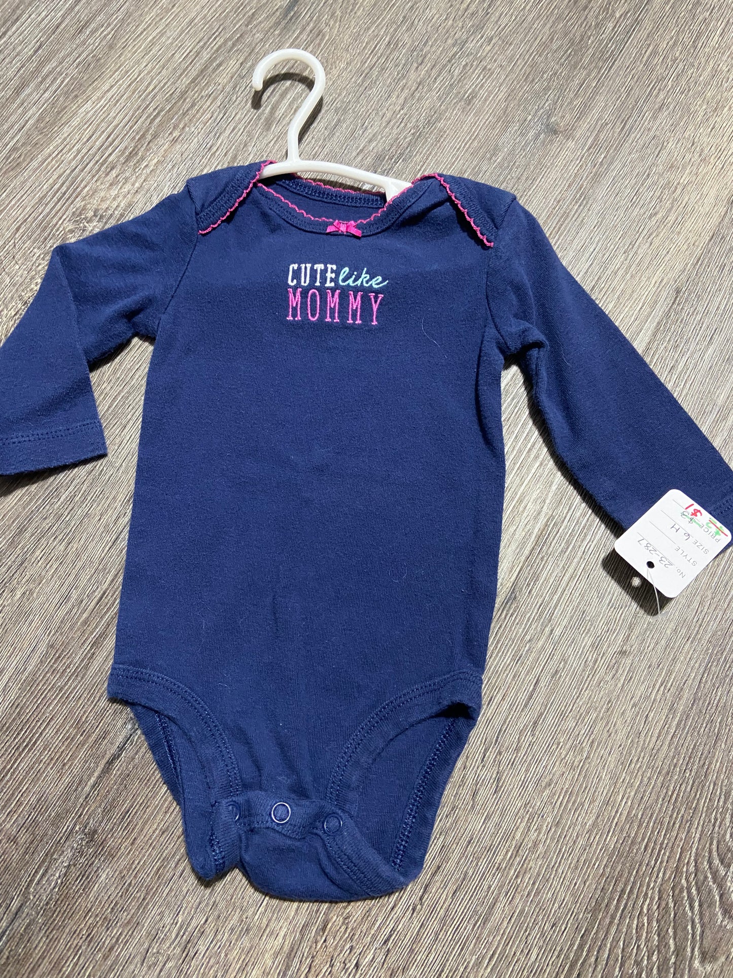 6 M "Carter's" Onesie