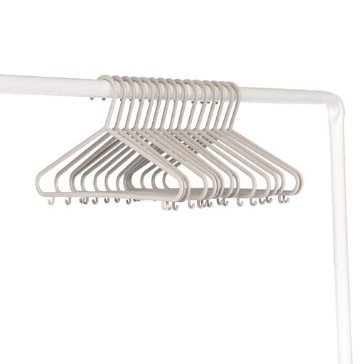 Baby Wheat Straw Hangers Pack of 15- Speckled Grey