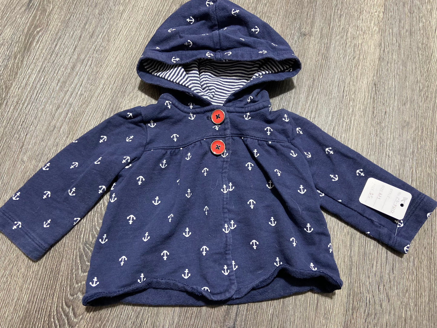 6 M “Carter’s” Hoodie