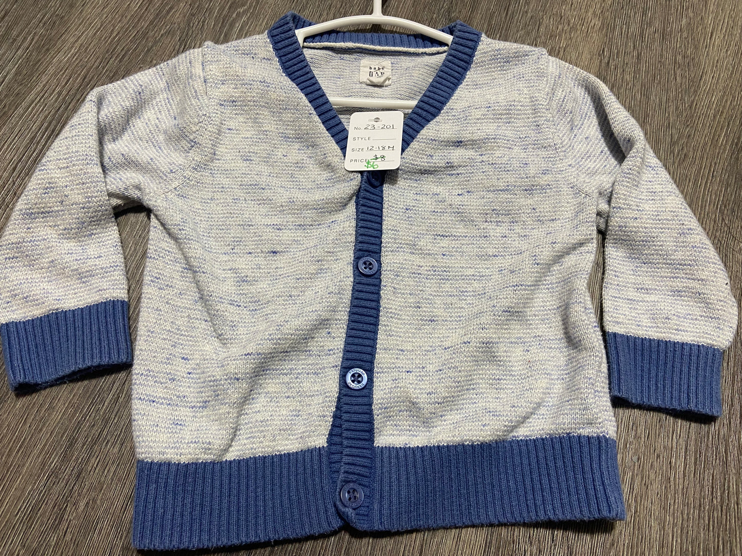 12-18 M "Baby Gap" Cardigan