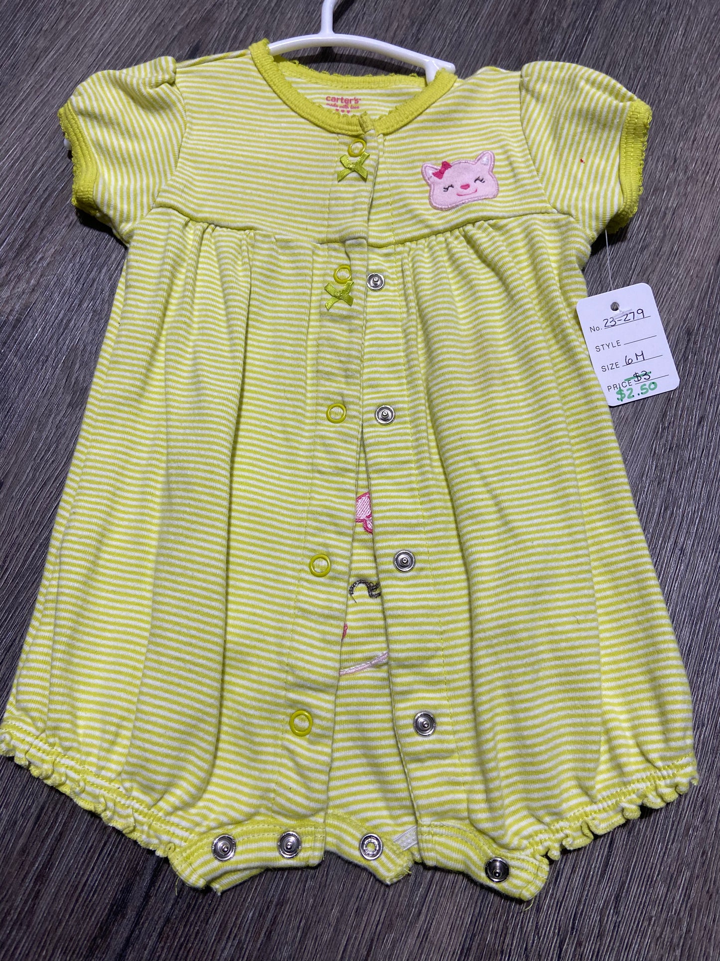 6 M "Carter's" Romper