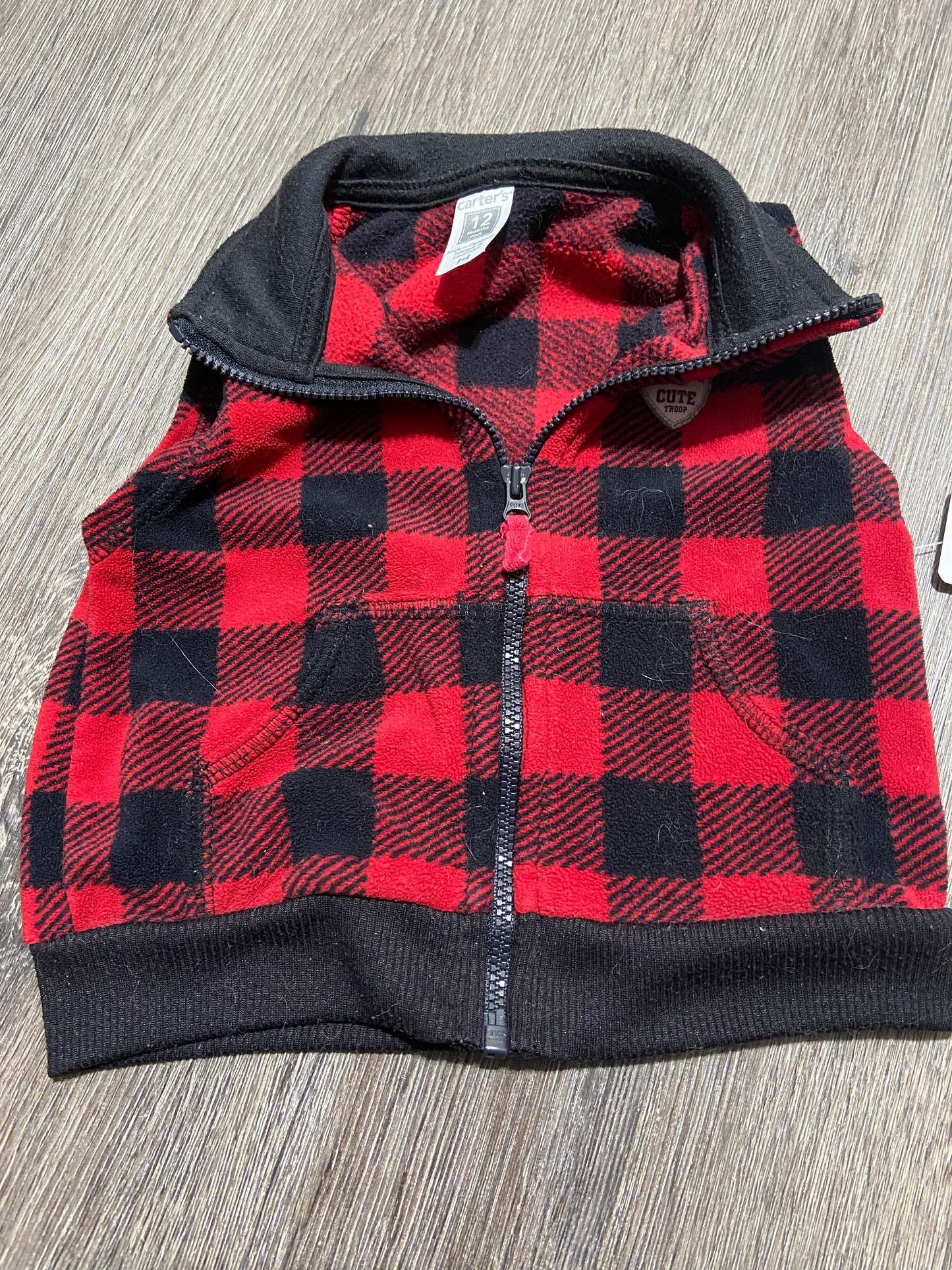 12 M “Carter’s” Fleece Vest