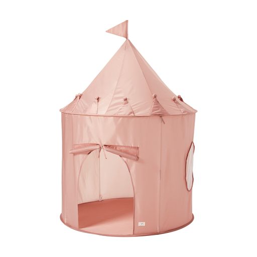 Recycled Fabric Play Tent Castle- Misty Pink