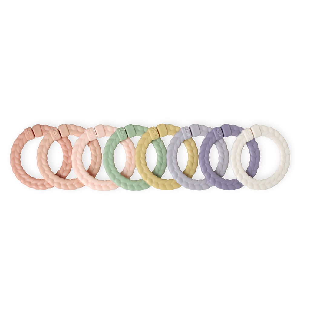 Bitzy Bespoke Itzy Rings Linking Ring Set- Pastel