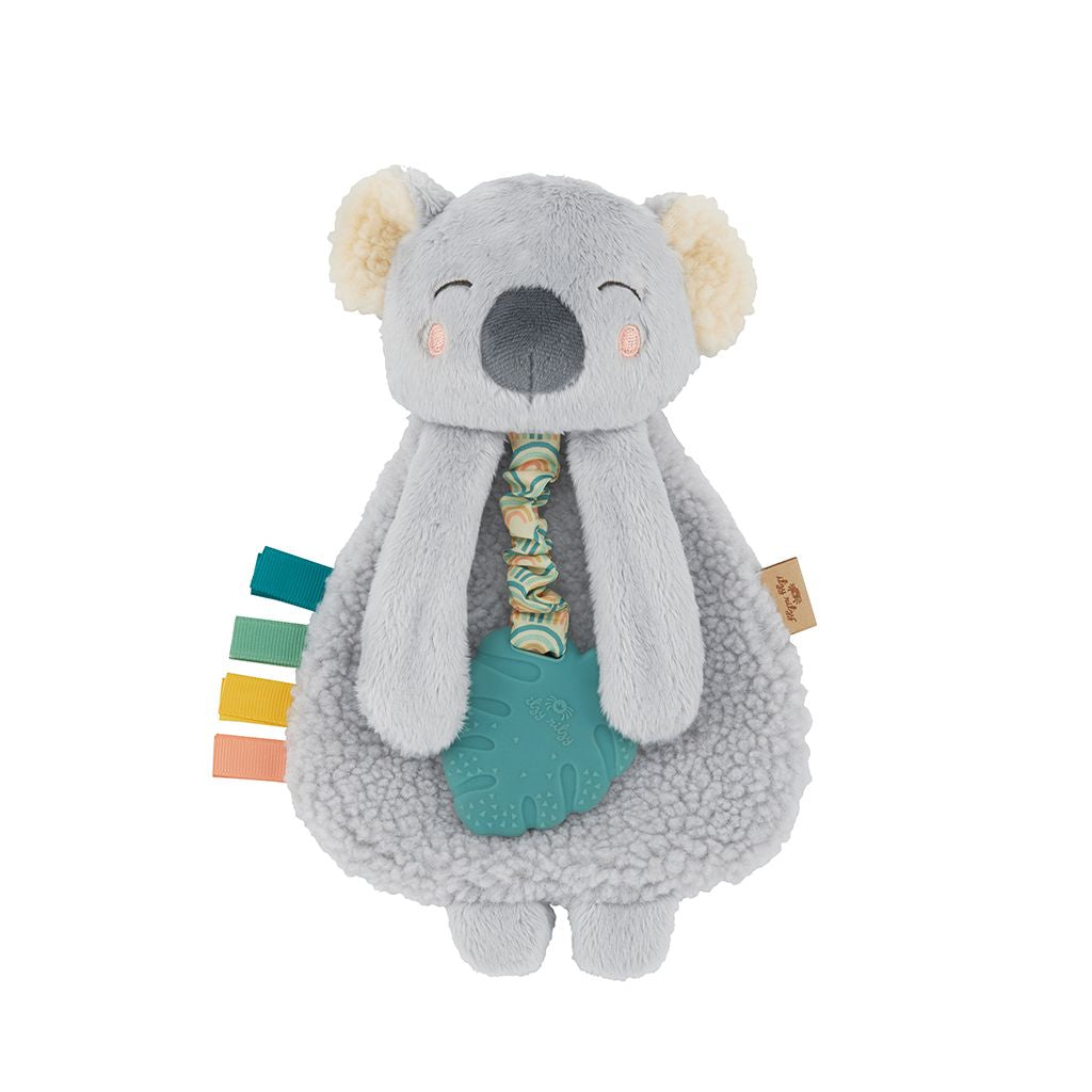 Itzy Friends Itzy Lovey Plush with Silicone Teether Toy- Kayden The Koala