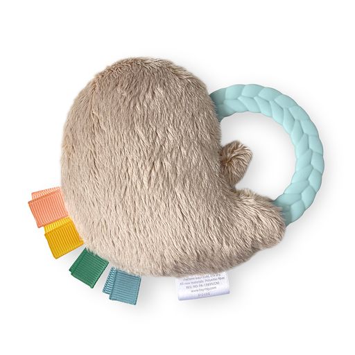 Ritzy Plush Rattle Pal with Teether- Sloth