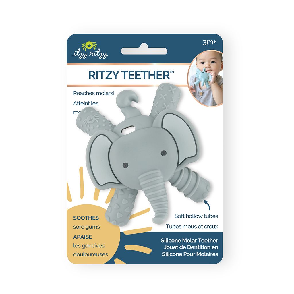 Ritzy Teether Elephant Baby Molar Teether