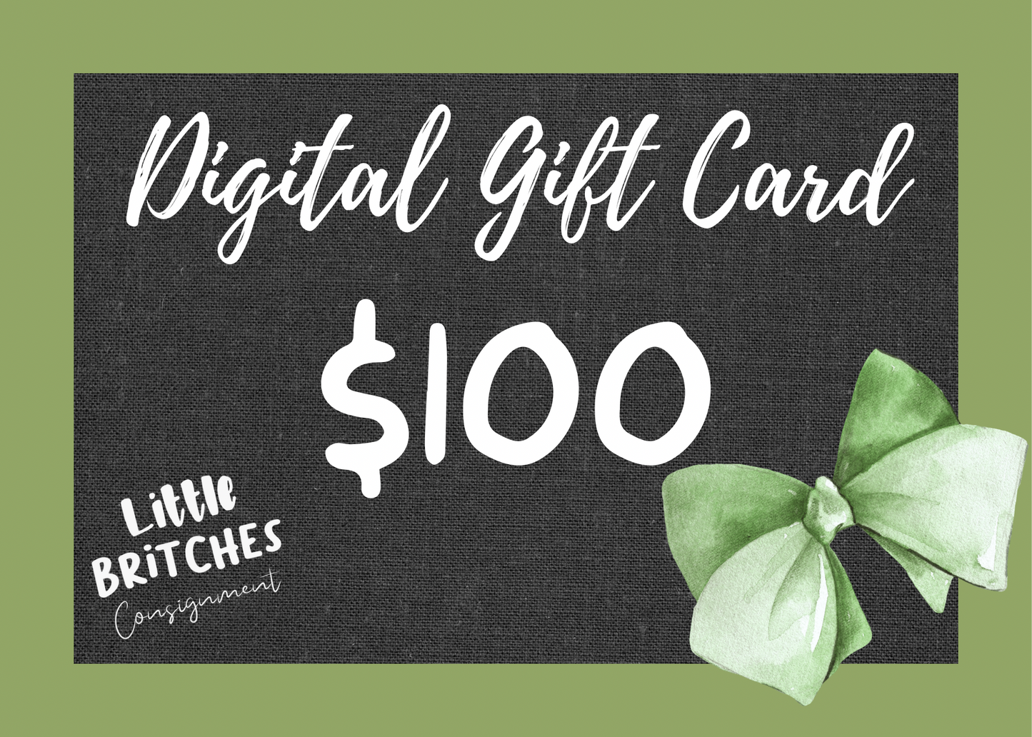 Little Britches Consignment Digital Gift Card