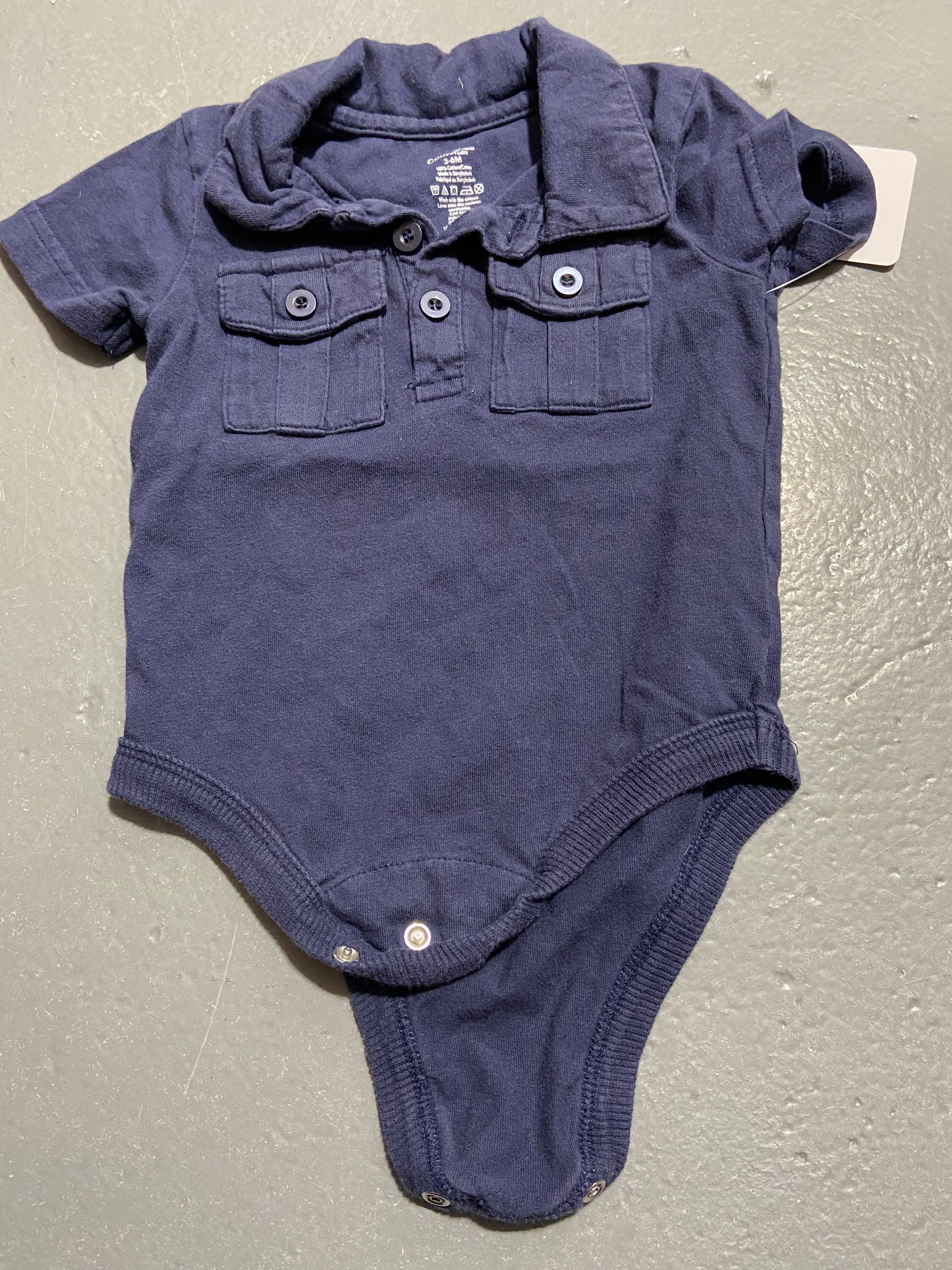 3-6 M "George" Onesie