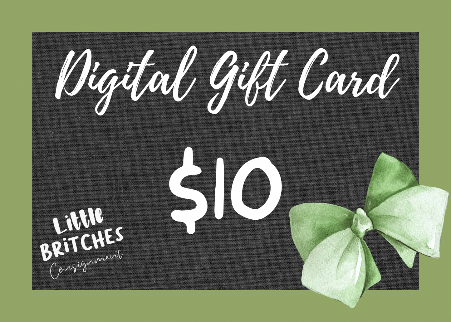 Little Britches Consignment Digital Gift Card