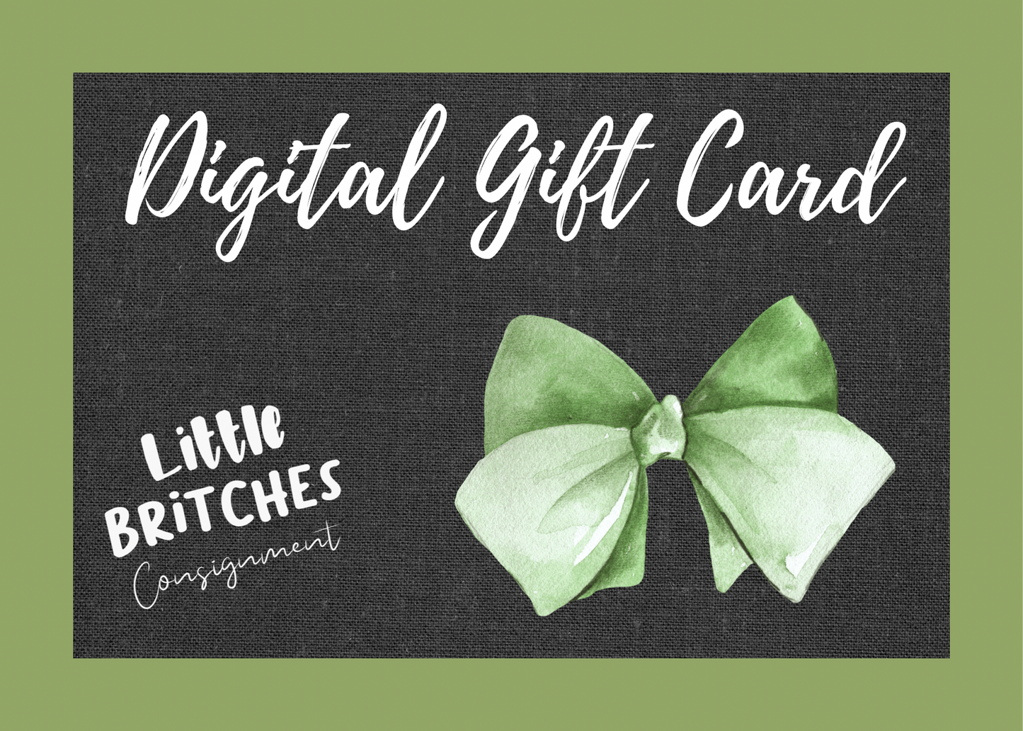 Little Britches Consignment Digital Gift Card