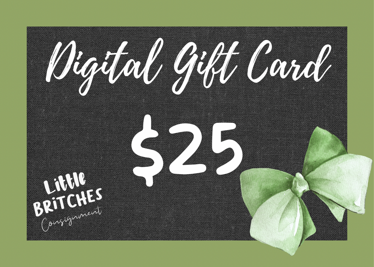 Little Britches Consignment Digital Gift Card