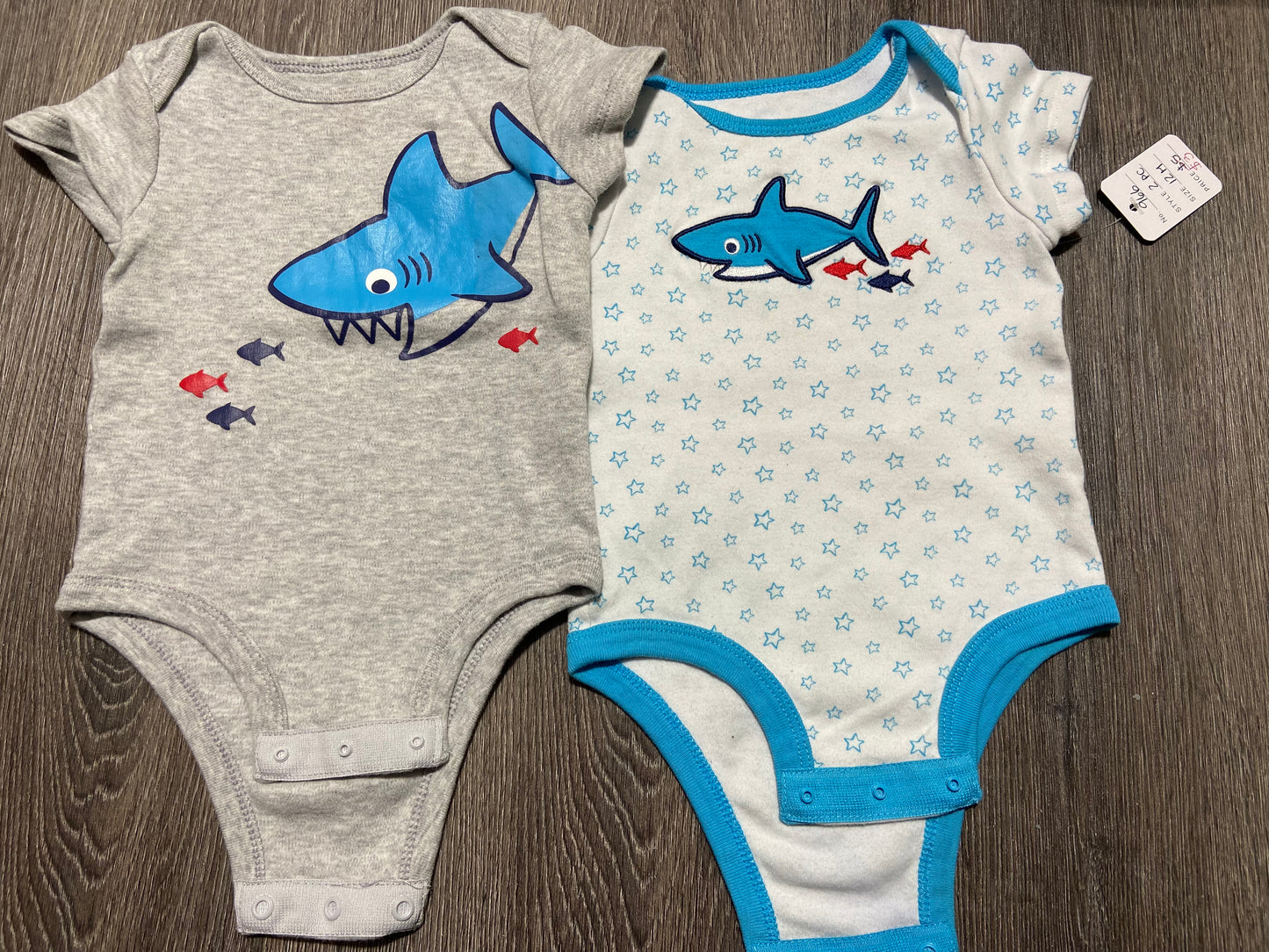 12 M "Rococo" Onesies 2-PC