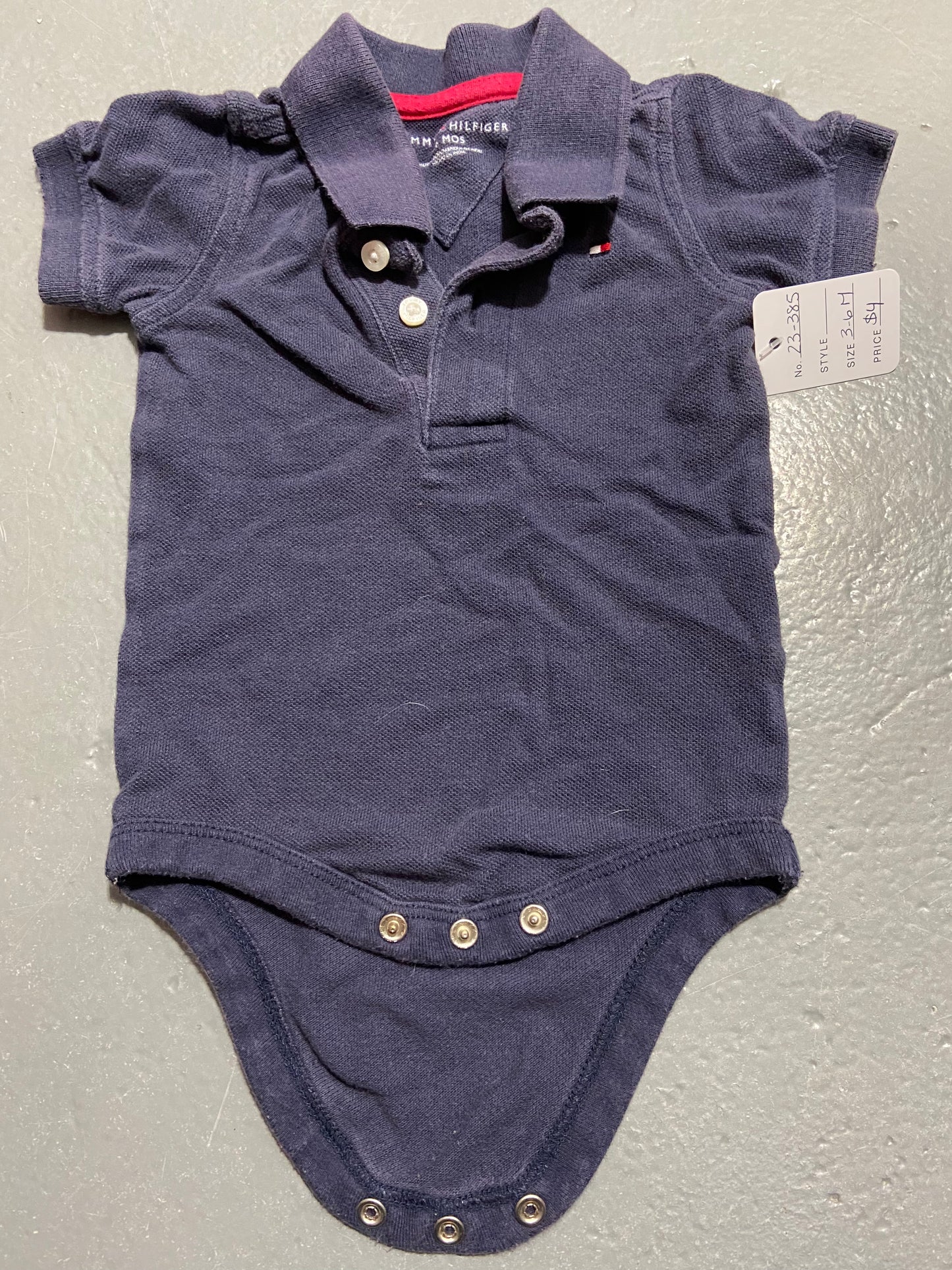 3-6 M "Tommy Hilfiger" Onesie