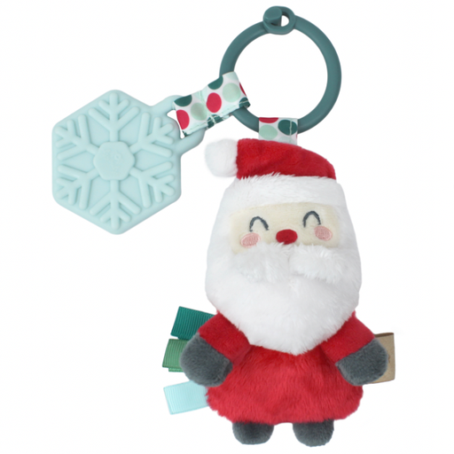 Holiday Santa Itzy Pal Plush + Teether