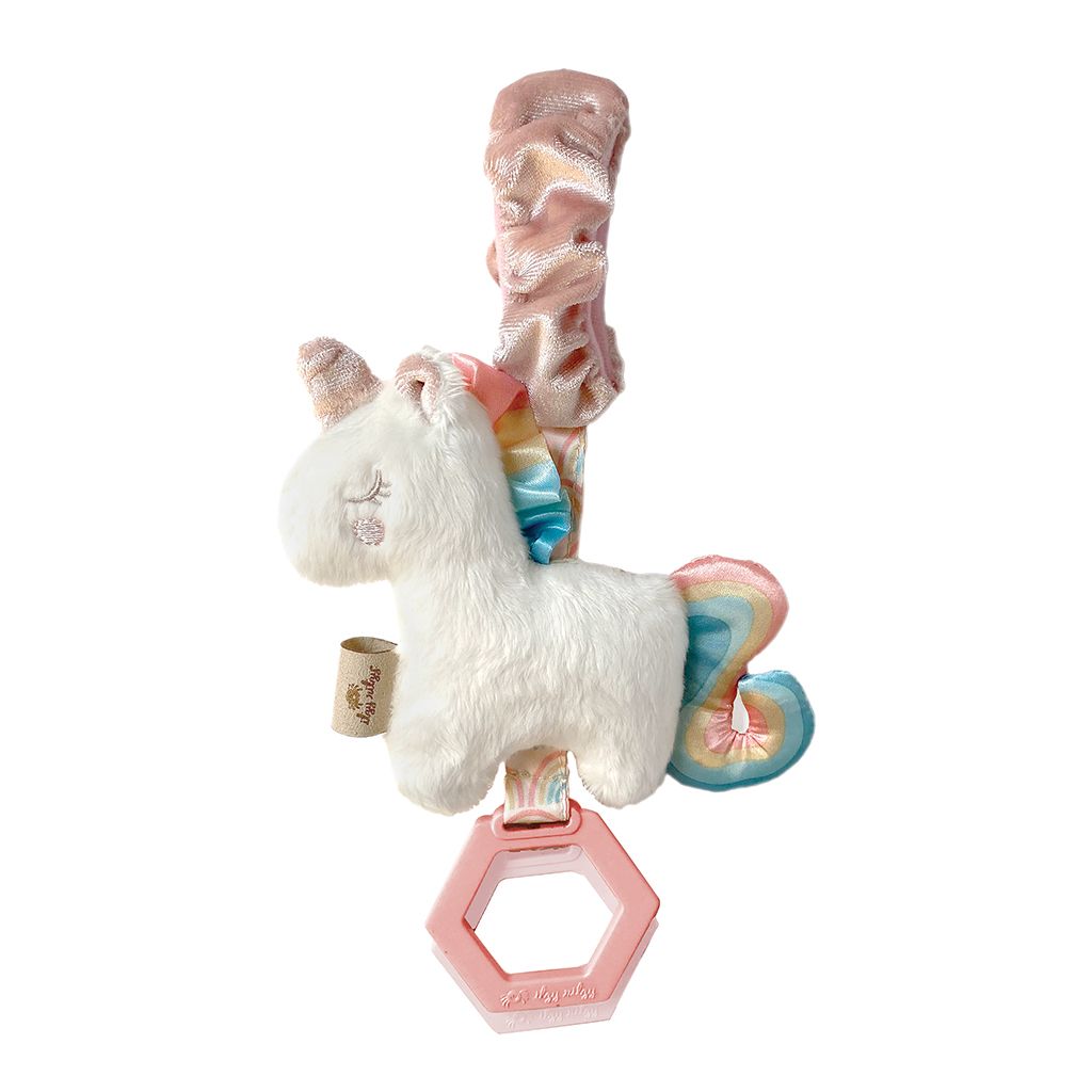 Itzy Friends Ritzy Jingle Attachable Travel Toy- Unicorn